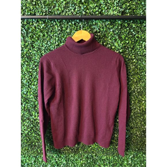 Brooks Brothers Sweater Womens Medium Purple 100% Cashmere - Picture 1 of 2